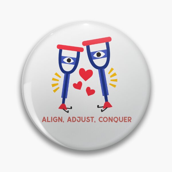 Item preview, Align, Adjust, Conquer – Motivational Crutch T-Shirt designed and sold by TeesByOquad.