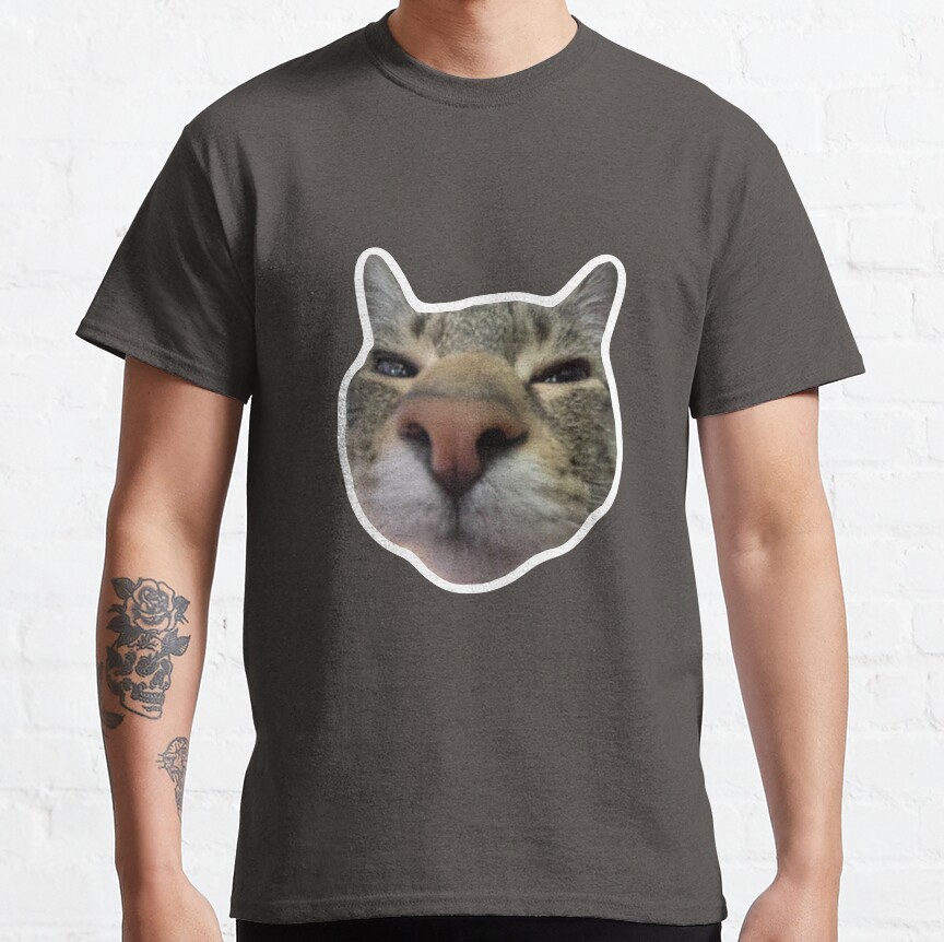 Meme - Funny Cat With Wide Nose Perspective (Collection6-10) Classic T-Shirt