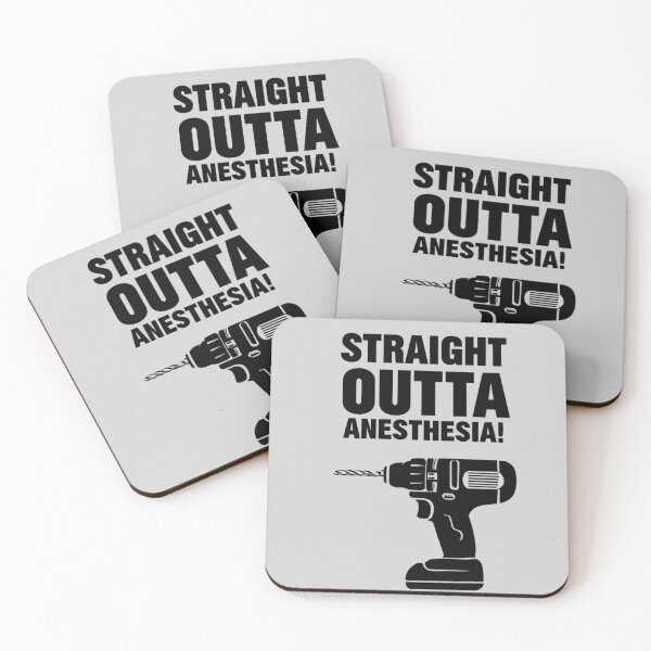 Item preview, Straight Outta Anesthesia! – Funny Dentist Drill T-Shirt designed and sold by TeesByOquad.