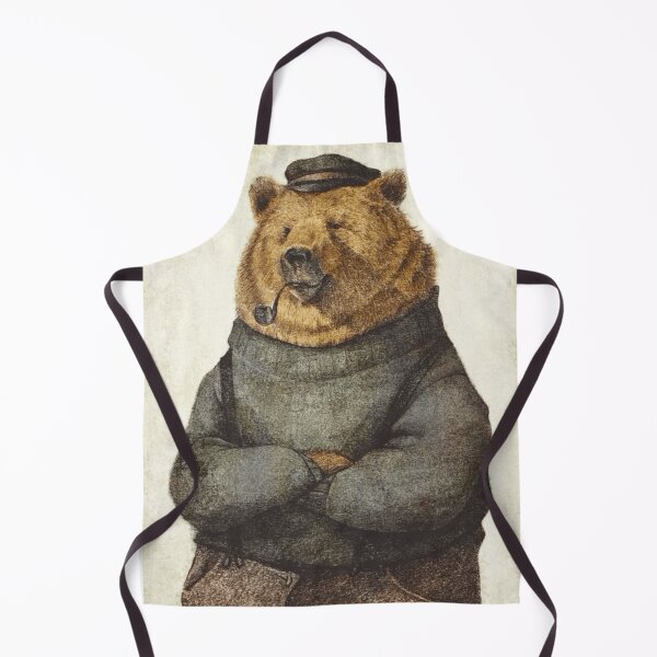Item preview, Grizzly Gentleman – Funny Renaissance-Style Bear Portrait designed and sold by darkskinbender.