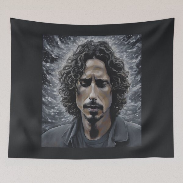 Artikelvorschau, „Chris Cornell: Stimme der Schallwellen“ entworfen und verkauft von Artisticanvas.