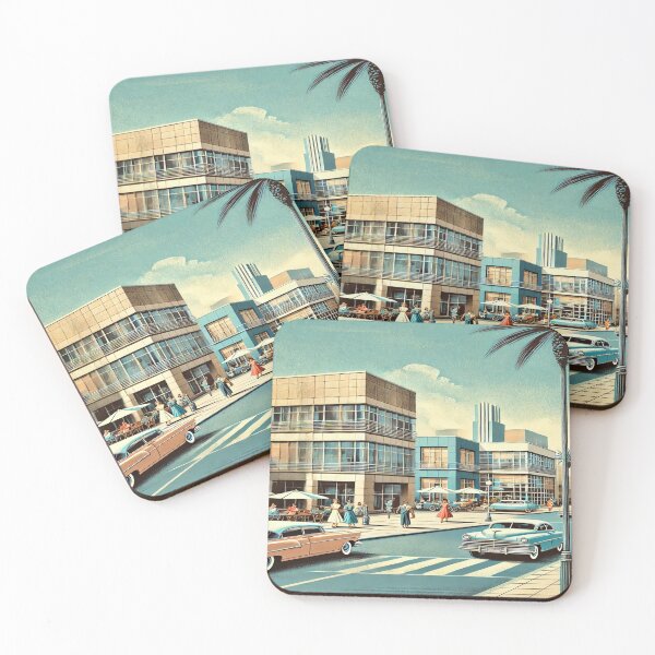 Item preview, Home Decor Mid-Century Town designed and sold by M&M Lifestyle Hub.