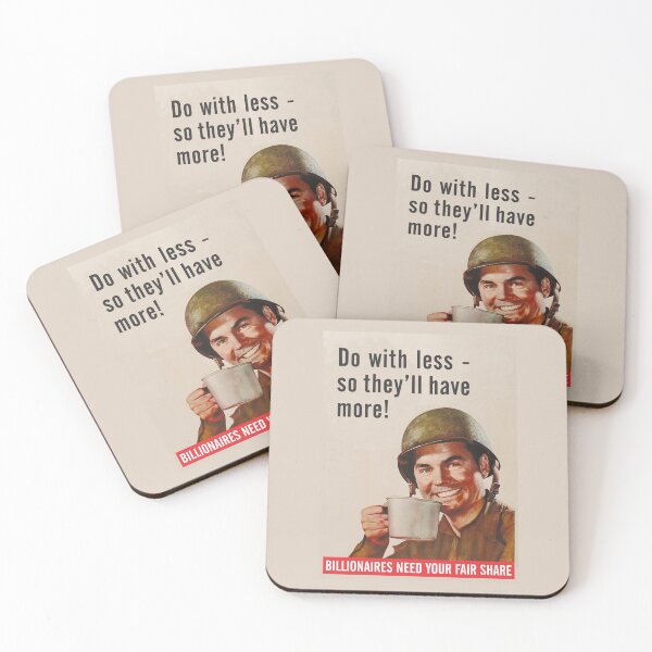 Item preview, Do with less - Political Satire designed and sold by UkuleleGeorge.
