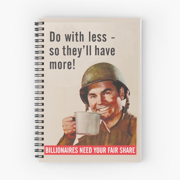 Item preview, Do with less - Political Satire designed and sold by UkuleleGeorge.