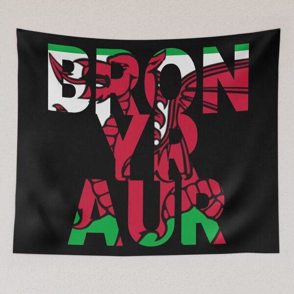 Item preview, BRON-YR-AUR WELSH FLAG 2 designed and sold by Marni Scofidio Desi9ns.