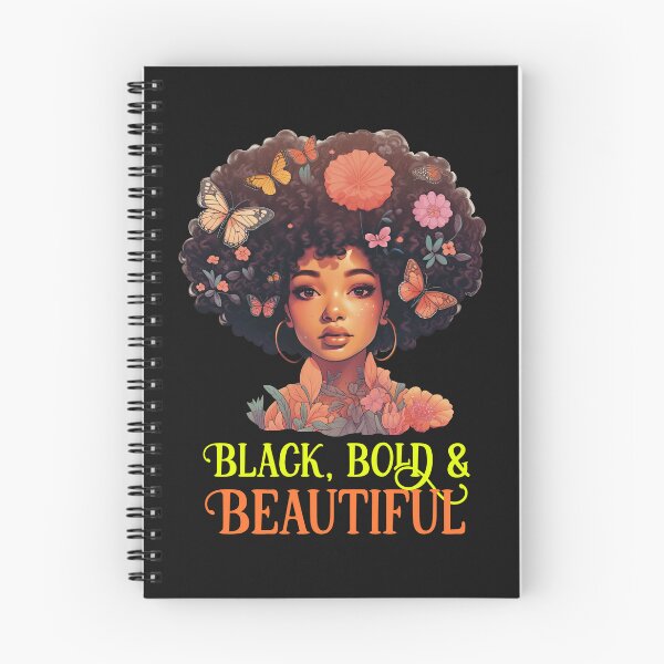 Artikelvorschau, Schwarze mutige und schöne Blume Afro Art entworfen und verkauft von RockFireMerch.