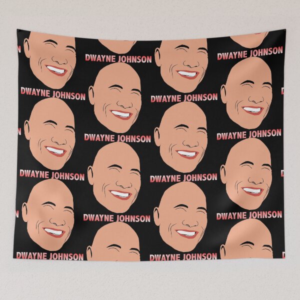 Item preview, Dwayne Johnson illustration designed and sold by ZooStateofMind.