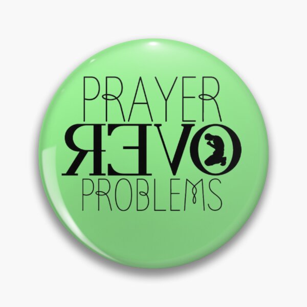 Item preview, Prayer over problems inspirational religious graphic tshirt designed and sold by neliswaj.