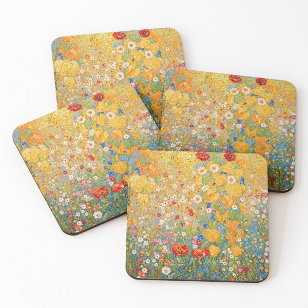 Item preview, Gustav Klimt Gold Flower Garden designed and sold by maniacfitness.
