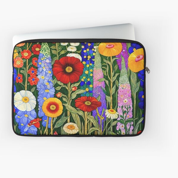 Aperçu de l'œuvre Jardin de fleurs Gustav Klimt créée et vendue par maniacfitness.