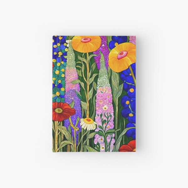 Vista previa del artículo con la obra «Jardín de flores de Gustav Klimt», diseñado y vendido por maniacfitness.