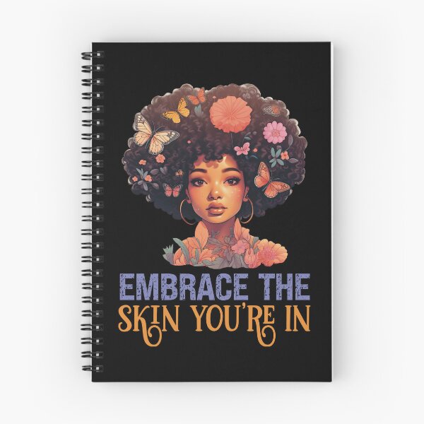 Item preview, Embrace The Skin You're In Proud Black Affirmation designed and sold by RockFireMerch.