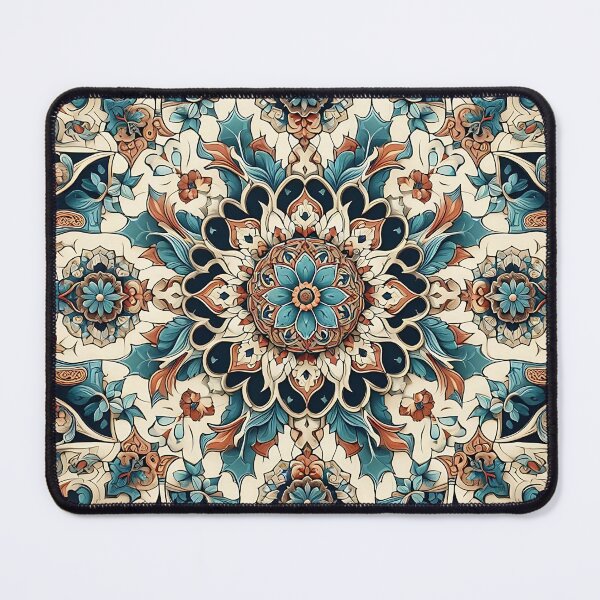 Item preview, Vintage Ottoman Turkish Pattern - Intricate Floral and Symmetrical Design designed and sold by Psycho-Crazy.