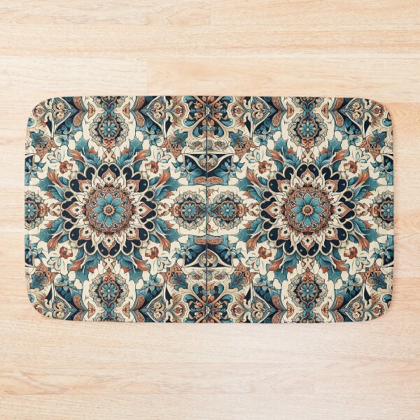 Item preview, Vintage Ottoman Turkish Pattern - Intricate Floral and Symmetrical Design designed and sold by Psycho-Crazy.
