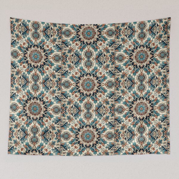 Item preview, Vintage Ottoman Turkish Pattern - Intricate Floral and Symmetrical Design designed and sold by Psycho-Crazy.