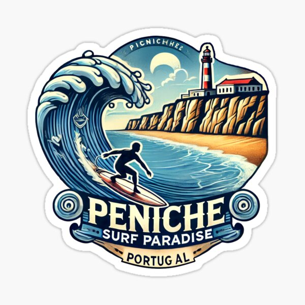 Item preview, Peniche Surf Paradise Portugal Supertubos spot designed and sold by sticket-travel.