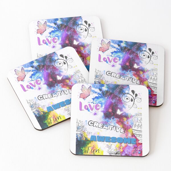 Item preview, Love, Creative, Awesome, Fun! - Splash of Colour designed and sold by BeeG2024.