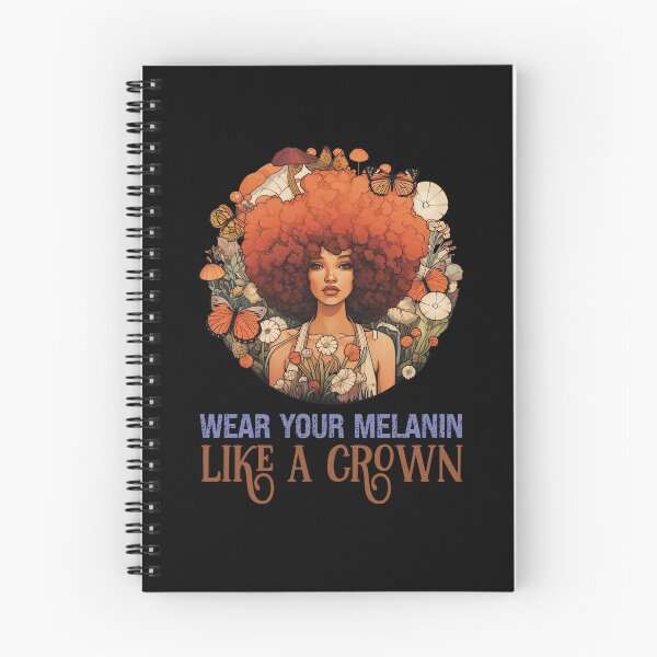 Item preview, Wear Your Melanin Like A Crown Afro Flowers designed and sold by RockFireMerch.