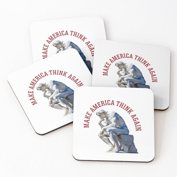 Item preview, Make America think Again, USA, America, Donald Trump, meme, funnyfits70, Humor, Funny, retro, vintages, funny quotes, animal humor, designed and sold by FunnyFits70.
