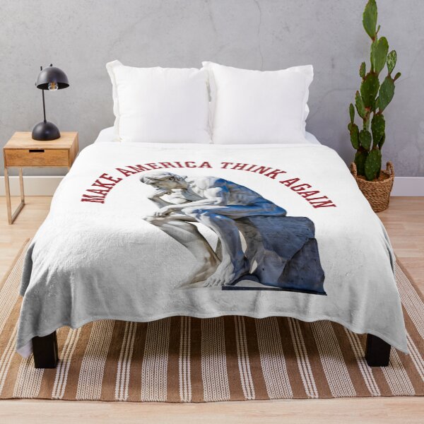 Item preview, Make America think Again, USA, America, Donald Trump, meme, funnyfits70, Humor, Funny, retro, vintages, funny quotes, animal humor, designed and sold by FunnyFits70.