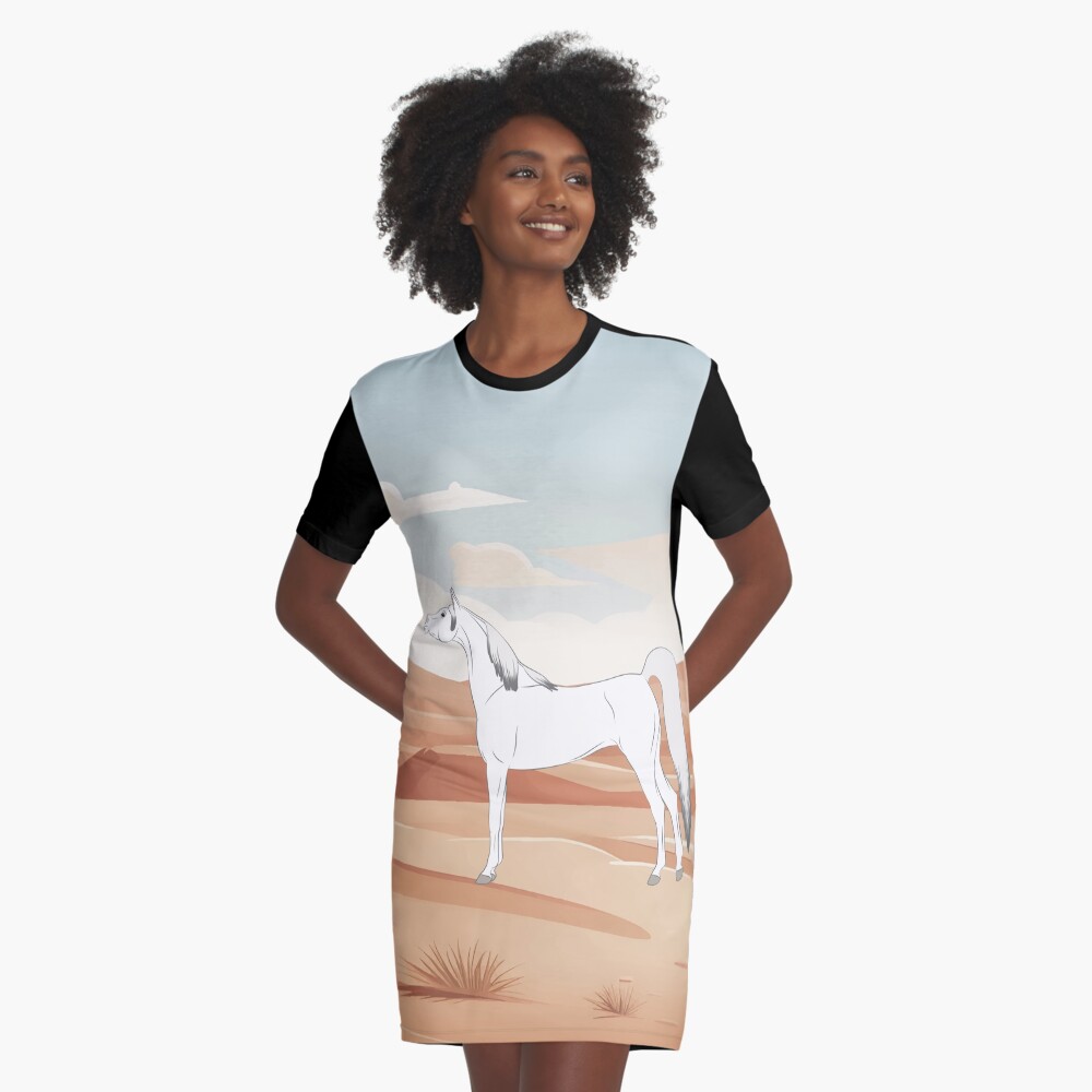 Aperçu de l'œuvre Robe t-shirt créée et vendue par WebEquitation.