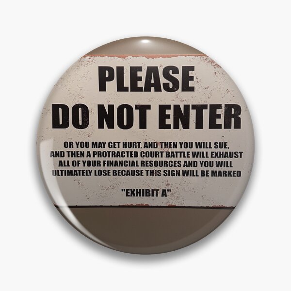 Item preview, Enter At Your Own Risk designed and sold by BadWolfStudios.