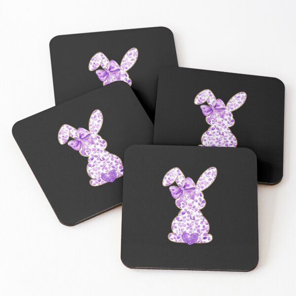 Item preview, Easter Chinoiserie Floral Bunny With Cute Pink Bow Coquette designed and sold by facegm.