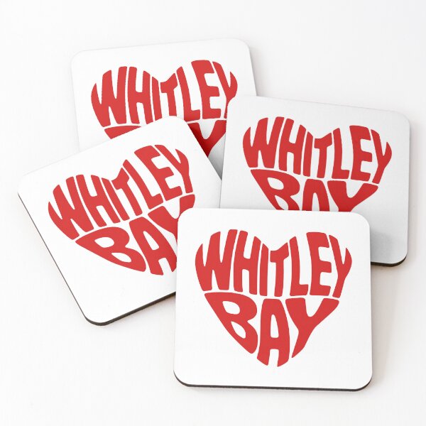 Item preview, Whitley Bay Typography (Heart shaped) designed and sold by MerchByCraig.