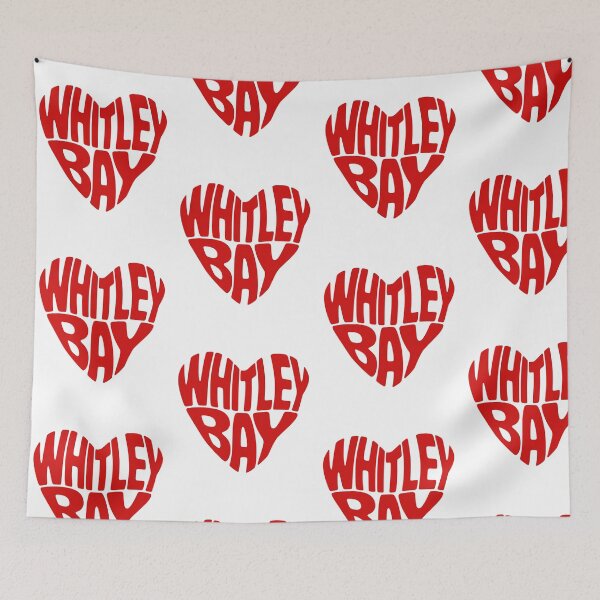 Item preview, Whitley Bay Typography (Heart shaped) designed and sold by MerchByCraig.