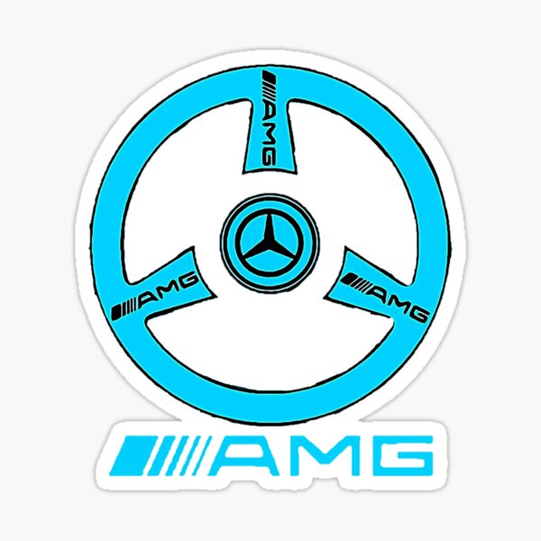 Item preview, Mercedes AMG Wheel Blue designed and sold by JOSIALOGAN.