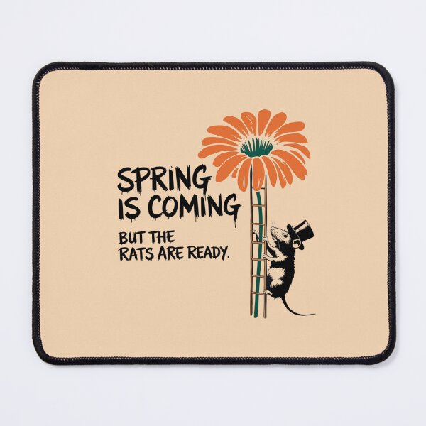 Item preview, Banksy Rat - The Spring is coming but the rats are ready designed and sold by 123ks.
