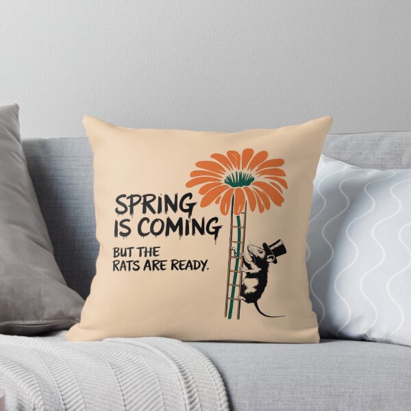 Item preview, Banksy Rat - The Spring is coming but the rats are ready designed and sold by 123ks.