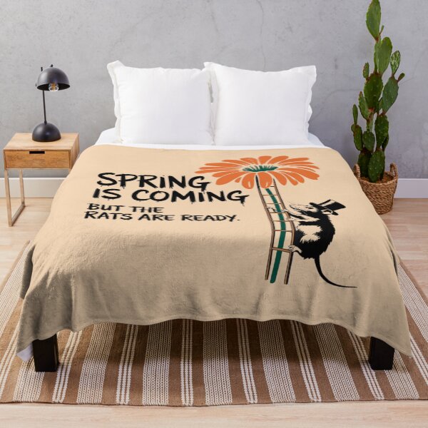 Item preview, Banksy Rat - The Spring is coming but the rats are ready designed and sold by 123ks.