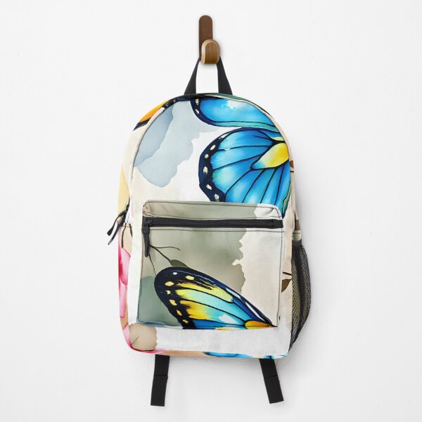 Item preview, Cerulean Butterfly & Floral Harmony designed and sold by Shirtastically.
