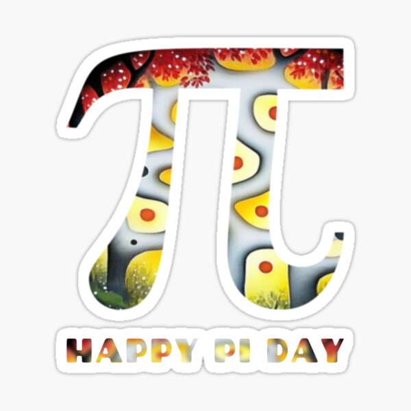 Happy PI Day Sticker