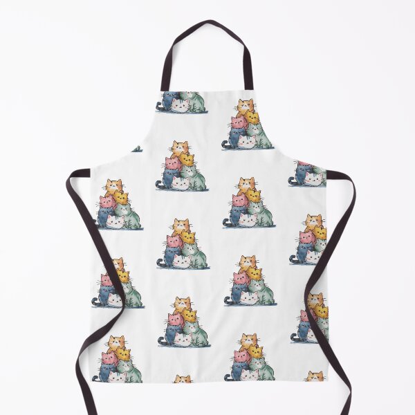 Item preview, Modern Trendy Colorful Watercolor Stack Cat designed and sold by SOUFIANE1991.