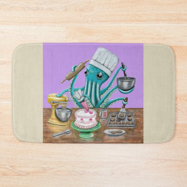 Item preview, OctoBaker designed and sold by GardenPartyArt.