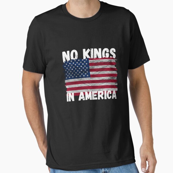 Item preview, No Kings in America, USA Flag, Freedom designed and sold by DARK_NOVA.