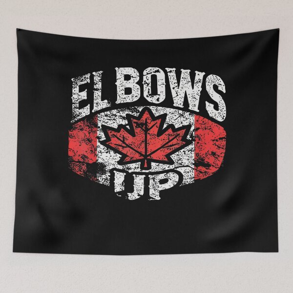 Item preview, Elbows Up Canada Vintage Flag designed and sold by SavageSaurus.