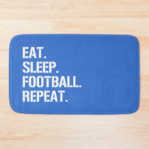 Item preview, Eat Sleep Football Repeat Kids Hoodie Childrens Footy Hooded Sweatshirt designed and sold by Semtrajezy07.