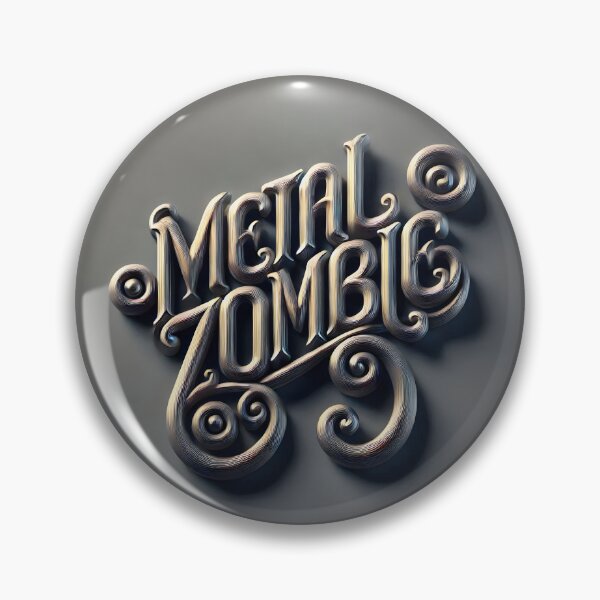 Item preview, metal zombie designed and sold by aliraweb.