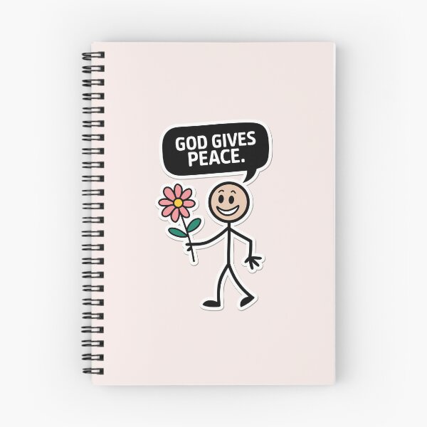 Item preview, God Gives Peace – John 14:27 Dolled Up Pink 3D Christian Quote designed and sold by  KnitLuv.