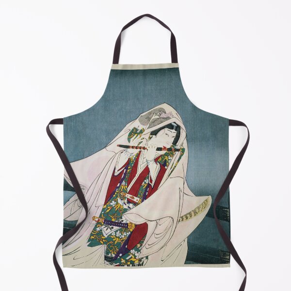 Item preview, Ushiwaka Maru Playing the Flute – Ukiyo-e Classic designed and sold by store-wasabi.
