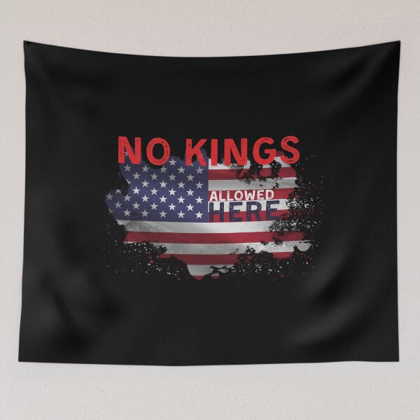 Item preview, No Kings Allowed – American Freedom Statement designed and sold by DARK_NOVA.