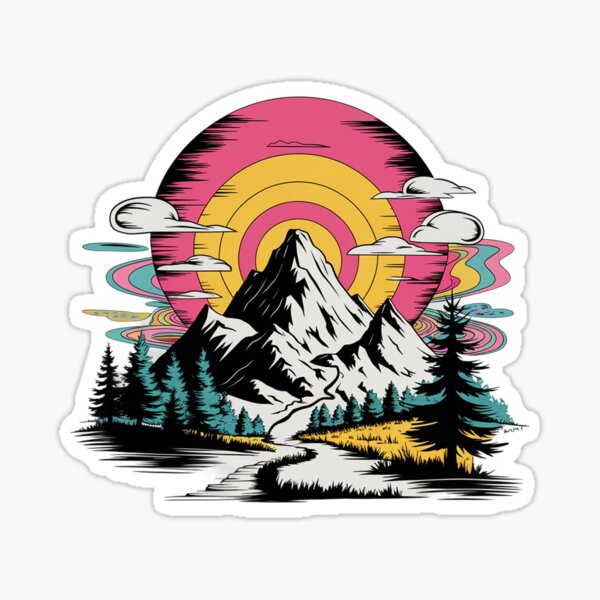 Item preview, Psychedelic landscape. designed and sold by Lilashakti.