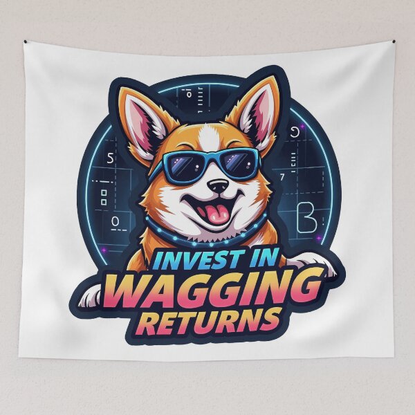 Item preview, Invest in Wagging Returns Corgi designed and sold by zoughlal.
