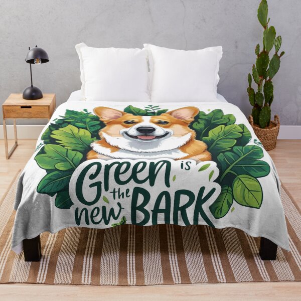 Item preview, El verde es el nuevo ladrido de Corgi designed and sold by zoughlal.