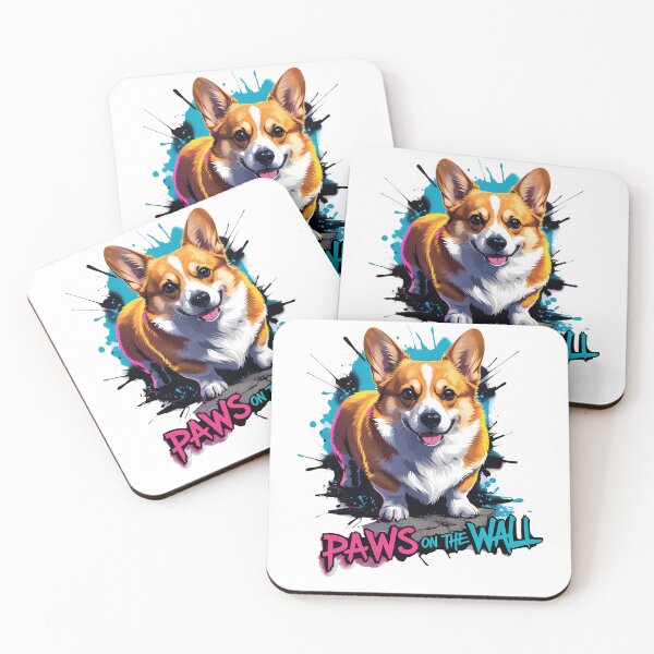 Item preview, Paws on the Wall Corgi designed and sold by zoughlal.