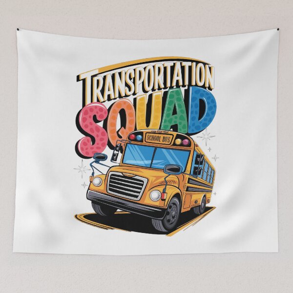 Item preview, Funny Driver School Bus Back To School Transportation Squad designed and sold by savrmiller.
