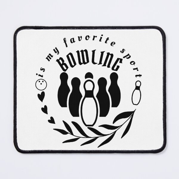 Item preview, Bowling Love & Leafy Lane Sport Art designed and sold by Zakrytos ★★★★★.